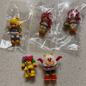 Set of 5 mini silicone Figures